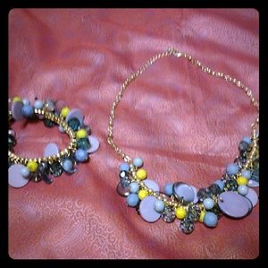 Necklace with matching bracelet
